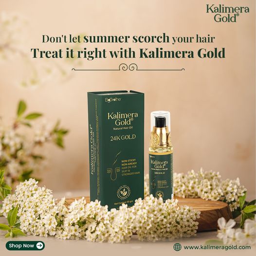 Strong, Silky Hair with Kalimera Gold: Ultimate Hair Care Solution