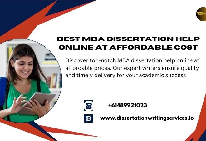 Best MBA Dissertation Help Online at Affordable Cost