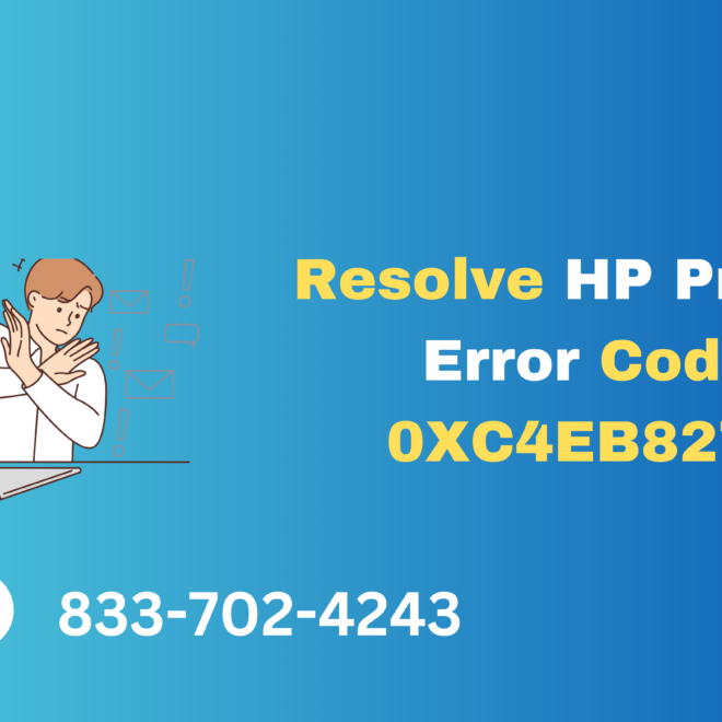 How to Resolve HP Printer Error Code 0XC4EB827F