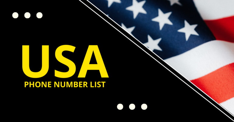 USA Phone Number List: A Game-Changer for Business Communication