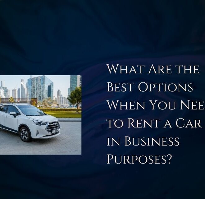 What Are the Best Options When You Need to Rent a Car in Business Purposes?