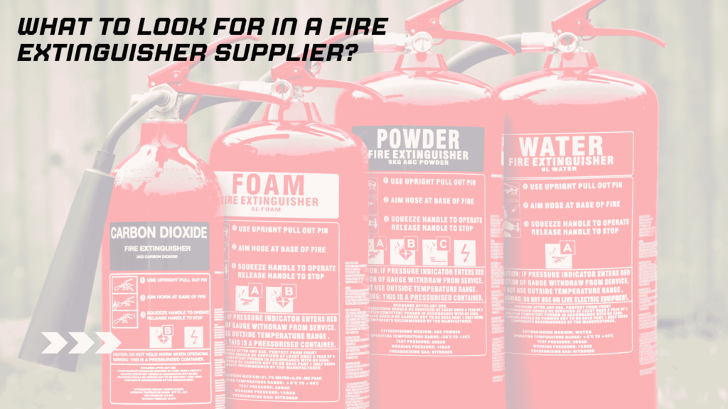 fire extinguishers