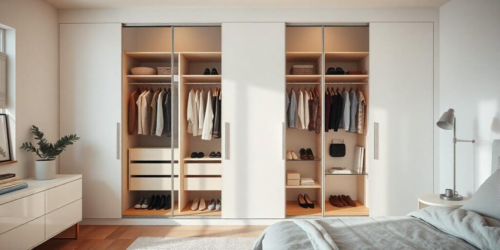 Wardrobes with Stylish Glass Doors