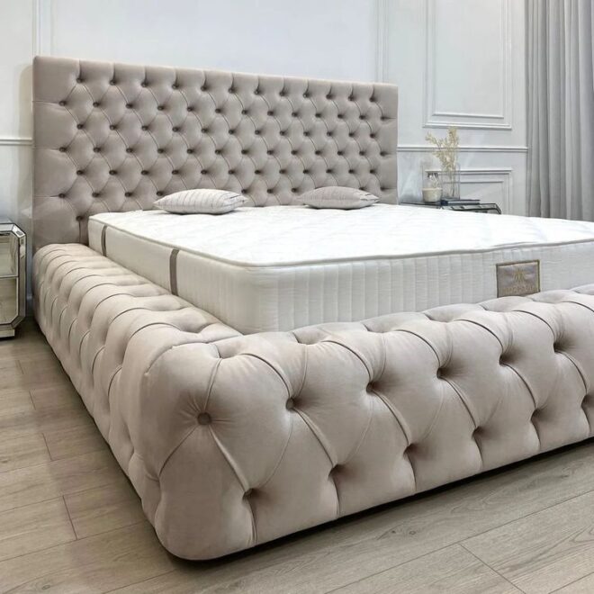 Upholstered Beds with Attached TVs in the UK