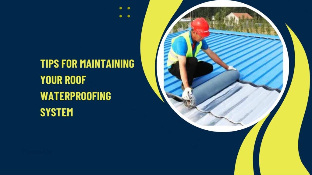 Roof waterproofing membrane