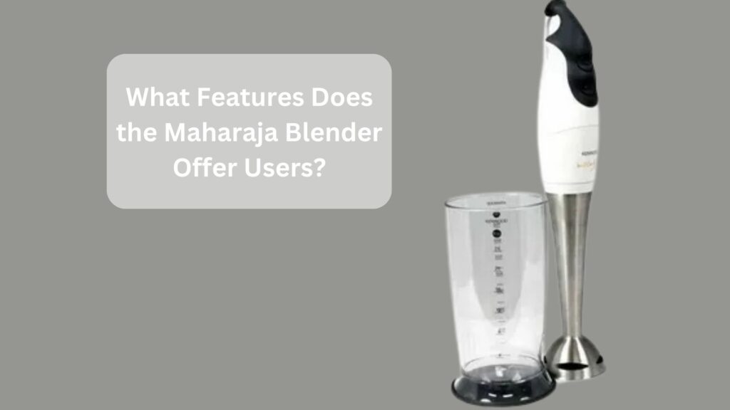 What Features Does the Maharaja Blender Offer Users