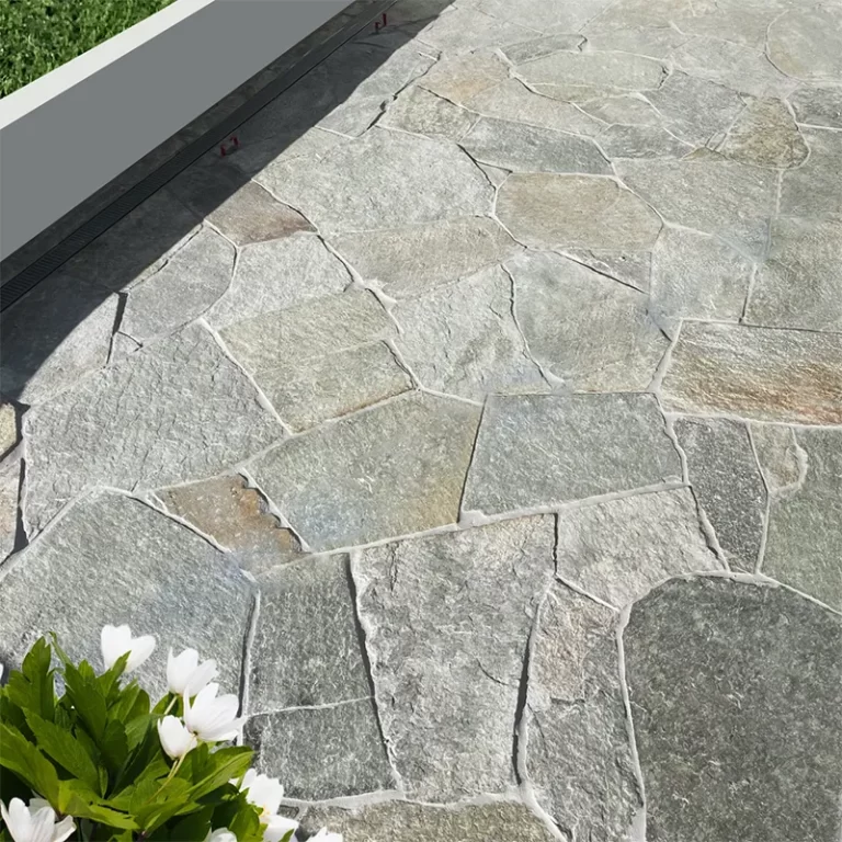 Importance of Grouting When Using Limestone Crazy Pavers