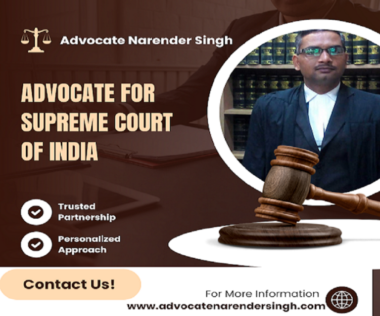 Advocate Narender Singh and His Role in the Advocate For Supreme Court Of India