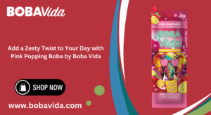 Add a Zesty Twist to Your Day with Pink Popping Boba by Boba Vida