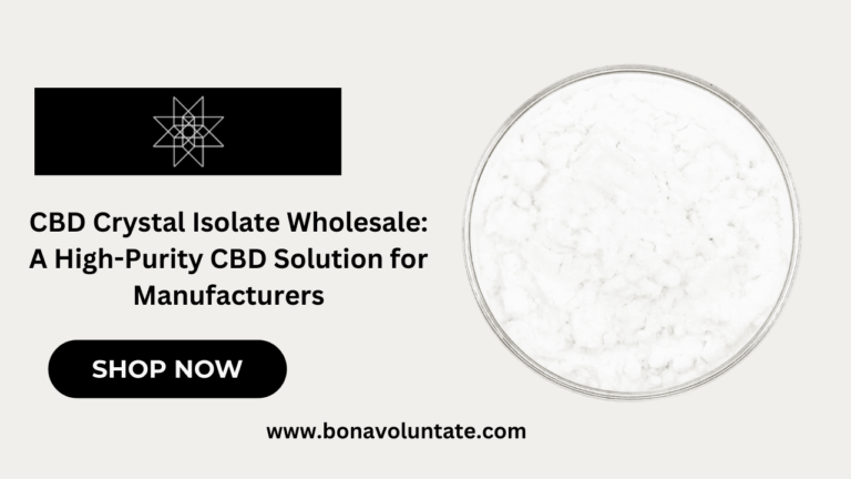 CBD Crystal Isolate Wholesale: High-Purity for Manufacturers