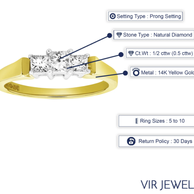 Vir Jewels Lab Grown Diamond Earrings