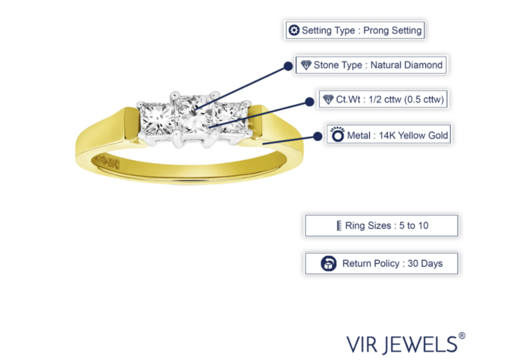 Vir Jewels Lab Grown Diamond Earrings