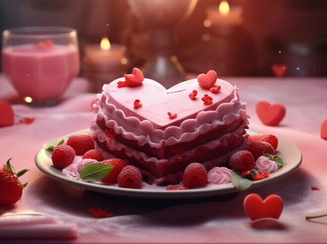 Beautiful Valentine’s Day Cakes for Every Love Story