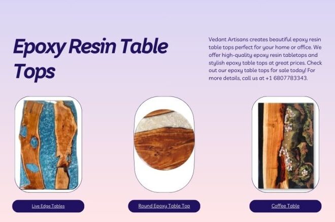 The Beauty of Epoxy Resin Table Tops – See Our Latest Designs!