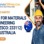 How to Write CDR for Materials Engineering in Australia?