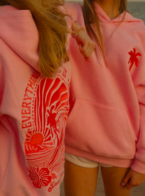 Pink Palm Puff ||Pink Palm Puff Hoodie || Up to 30% Off