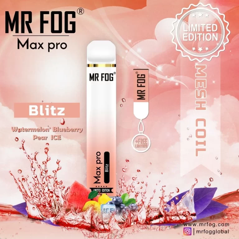 Why Is Mr Fog Blitz the Ultimate Vaping Choice?