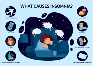 What are the main causes of insomnia?