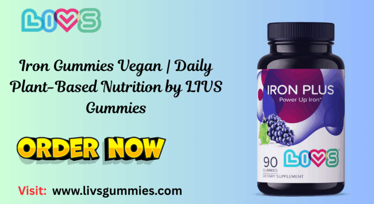 Iron Gummies Vegan | Daily Plant-Based Nutrition by LIVS Gummies