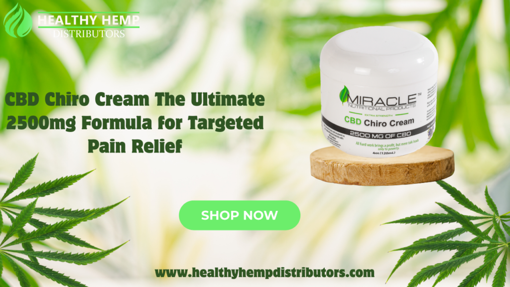 CBD Chiro Cream