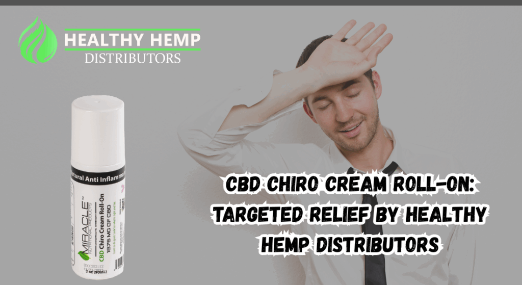 CBD chiro cream roll-on