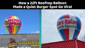 How a 22ft Rooftop Balloon Made a Quiet Burger Spot Go Viral