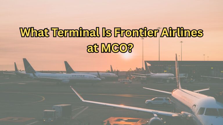 What Terminal Is Frontier Airlines at MCO?