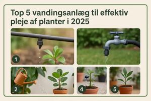 Top 5 vandingsanlæg til effektiv pleje af planter i 2025