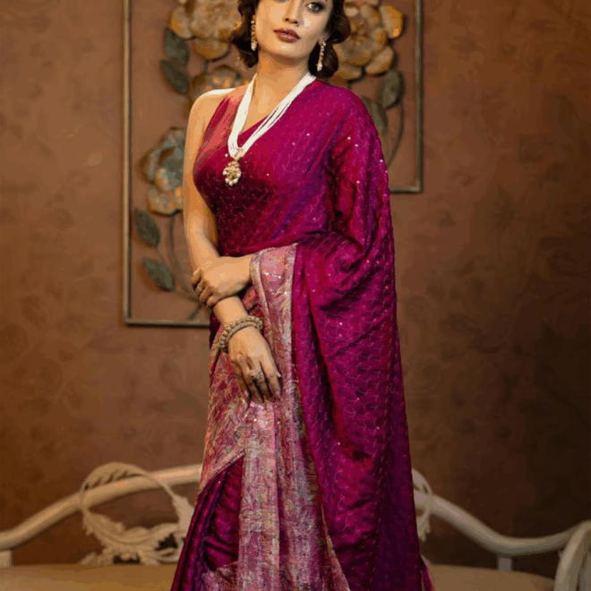 ow to Style a Cocktail Party Wear Saree for a Contemporary Look