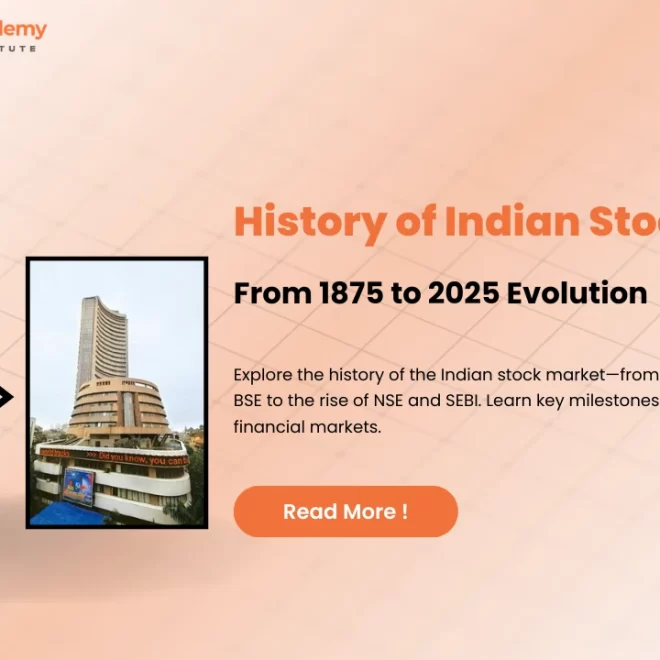 History of Indian Stock Market & Best Trading Courses