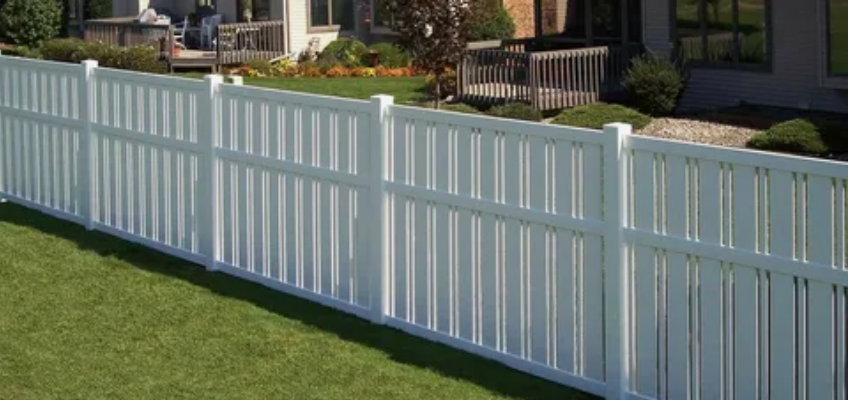 PVC fencing