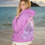 Pink Palm Puff Hoodie: A Stylish Layer for All-Season Comfort