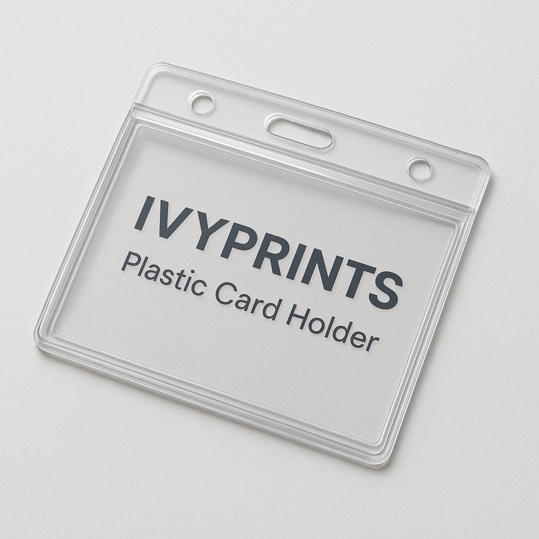 Cost-Effective Branding with Custom Plastic Card Holders: IVYPRINTS