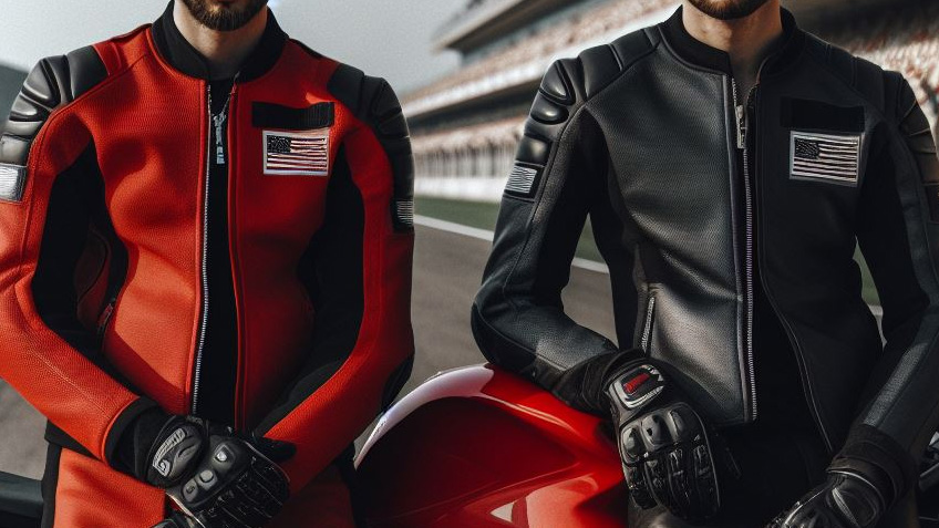 Red-or-Black-motogp-jackets