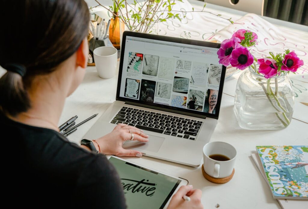 Modern orthodontist website displayed on desktop and mobile devices
