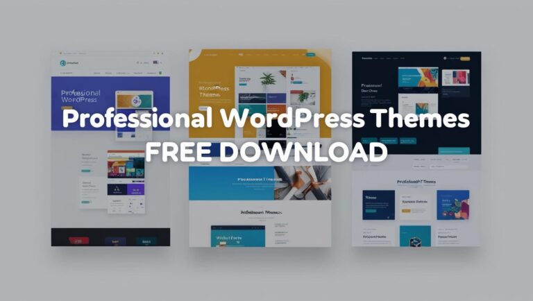 Professional WordPress Themes Free: Discover High-Quality Designs Without Cost