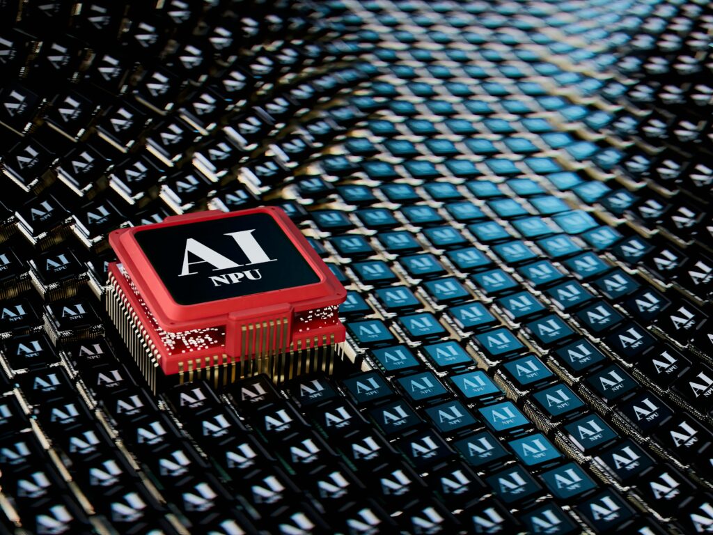 AI NPU chip highlighting the technological shift in artificial intelligence hardware