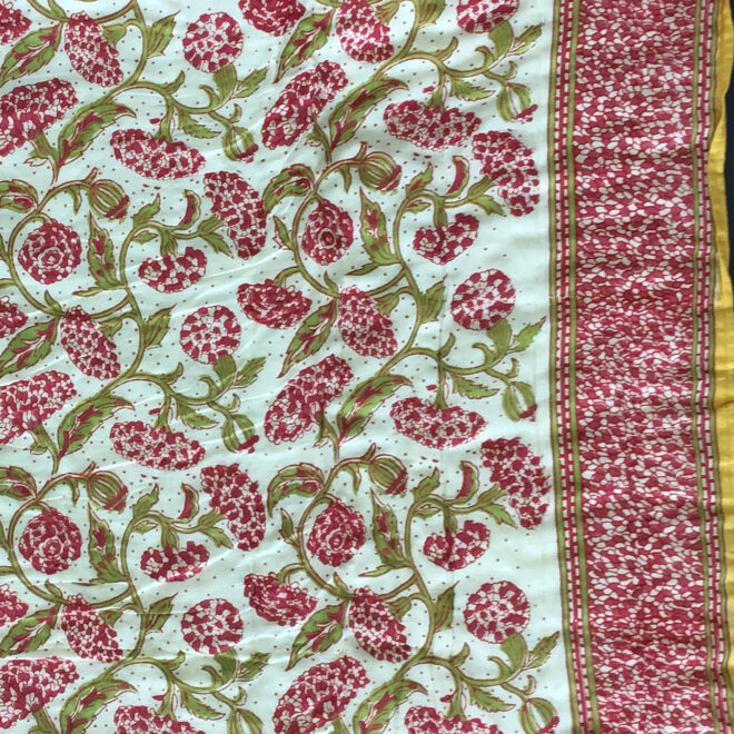 Pure Cotton Block Printed Quilts for Winter Nights
