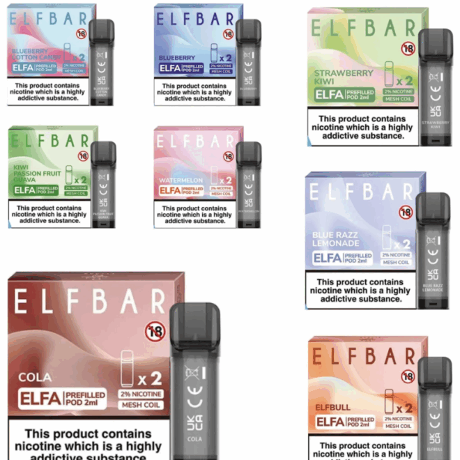 Experience Vaping Simplicity with Elfa Bar Prefilled Pods from Vape Online Store