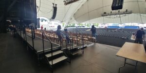 Portable staging rentals