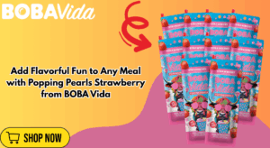 Add Flavorful Fun to Any Meal with Popping Pearls Strawberry from BOBA Vida
