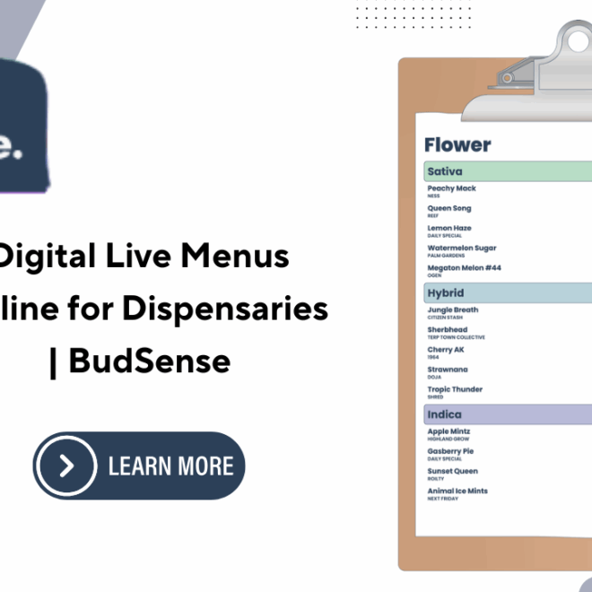 Digital Live Menus Online for Dispensaries | BudSense