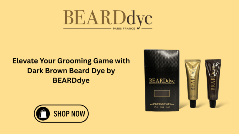 Elevate Your Grooming Game with Dark Brown Beard Dye by BEARDdye