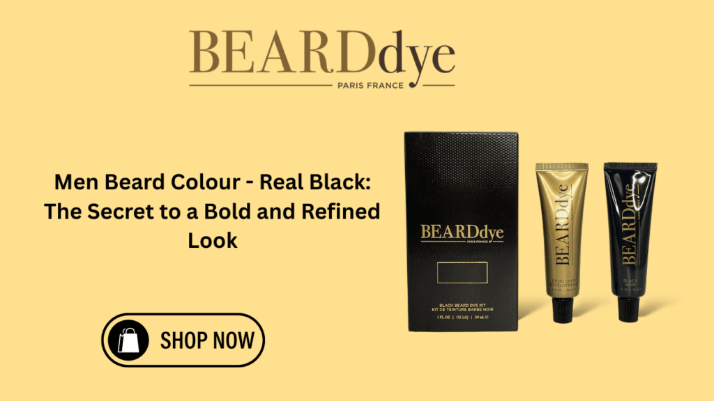 Men Beard Colour - Real Black