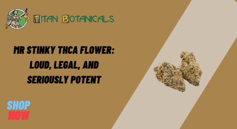 Mr Stinky THCa Flower: Loud, Legal, and Seriously Potent