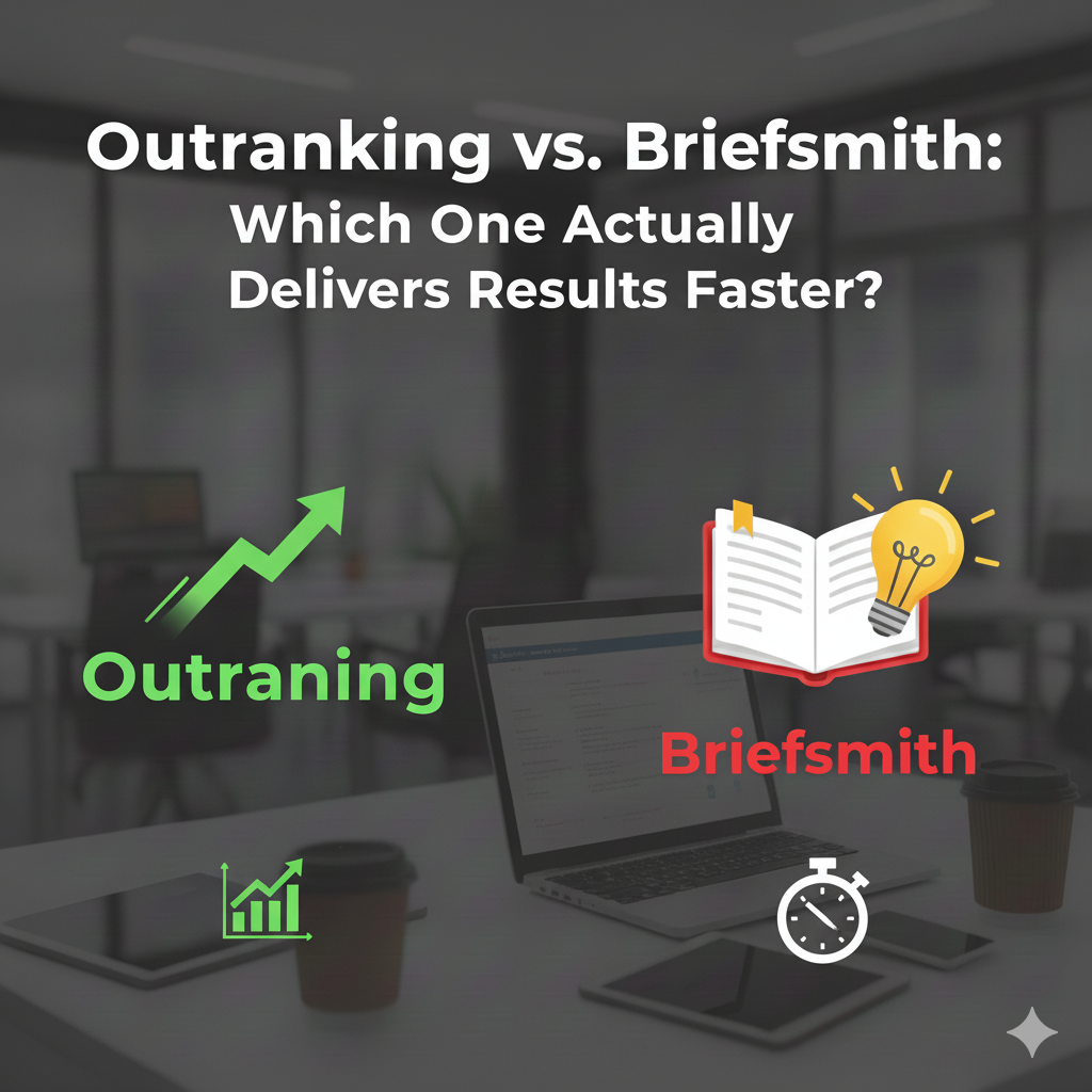 Outranking vs Briefsmith: Accuracy, Speed & Workflow Compared