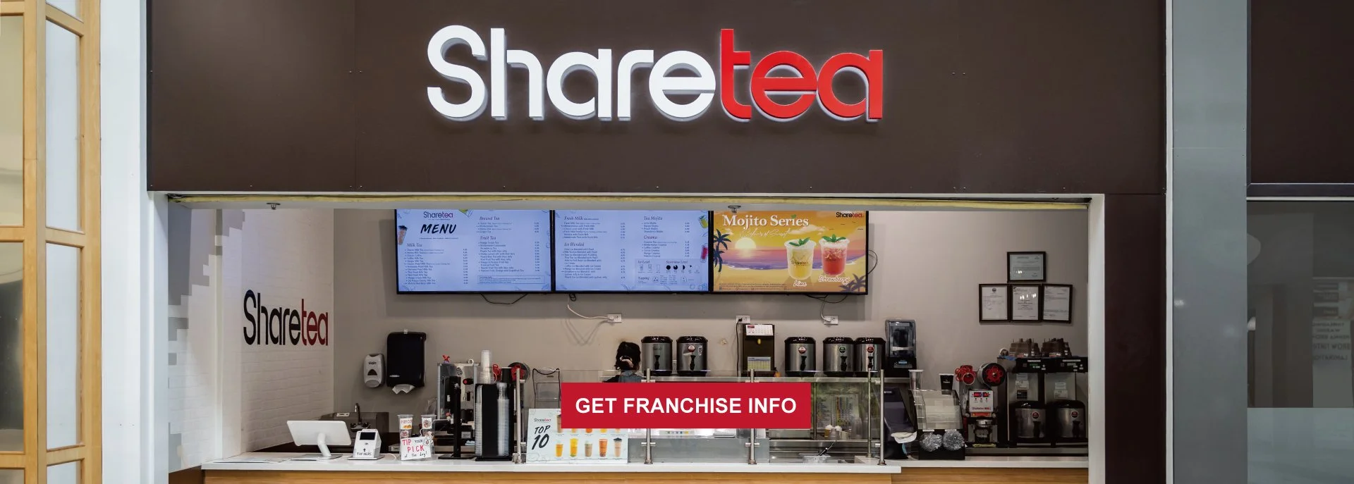 Sharetea store interior ,