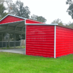Raised center aisle barns