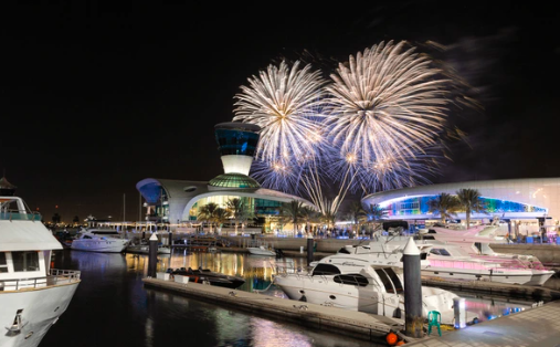 new year yacht party celebration