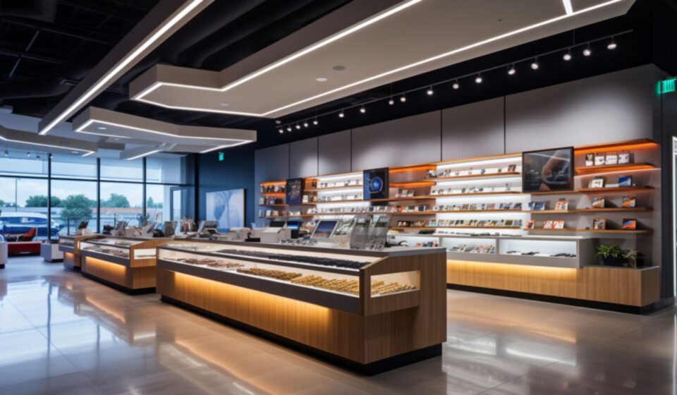 LED lights for convenience store